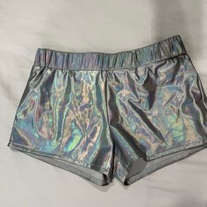 MIA girls holographic shorts